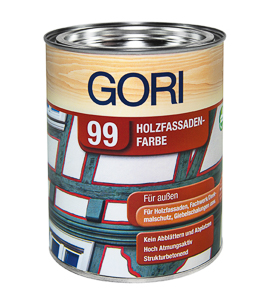 Gori 99 Wetterschutz Holzfarbe 2,5 lt 8855 Polarweiß seidenmatt